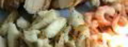 салат цезарь морской. Шаг 4