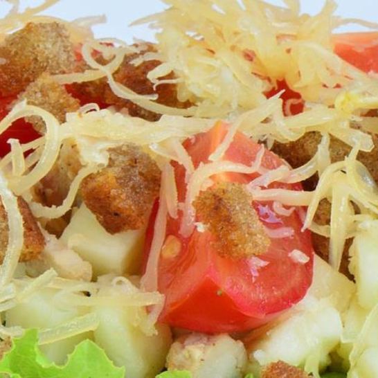 Рецепт салата цезарь с фетой