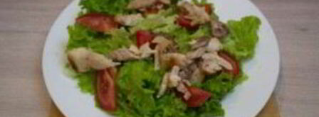 салат цезарь с курицей классический простой. Шаг 4