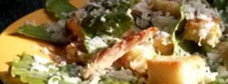 салат цезарь с курицей простой. Шаг 5