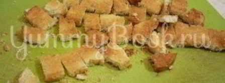 салат цезарь в греции. Шаг 11