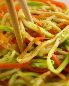 Салаты из кабачков