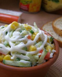 Салаты с кукурузой