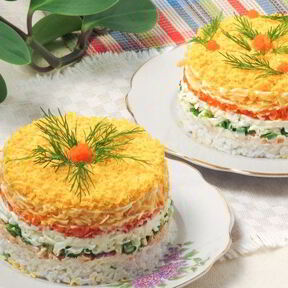 Салаты с рисом