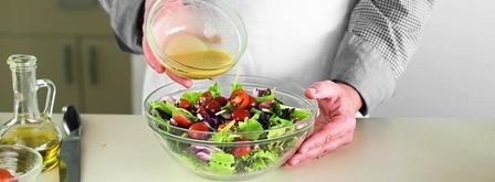 французский салат с горчичной заправкой винегрет. Шаг 4