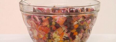 славянский винегрет с репой. Шаг 7