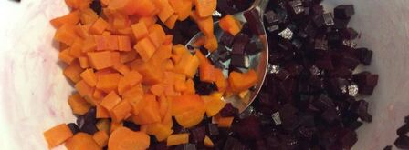 винегрет из запеченных овощей. Шаг 3