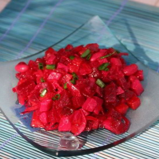 Рецепт винегрета классического с фасолью