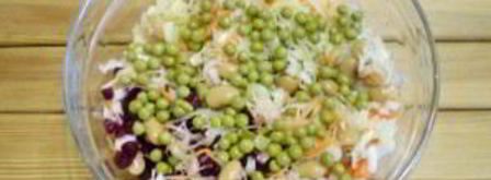 винегрет с горошком. Шаг 8