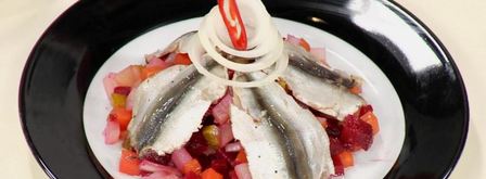 винегрет с килькой. Шаг 8