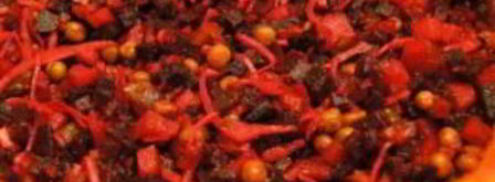 винегрет с квашеной капустой. Шаг 8