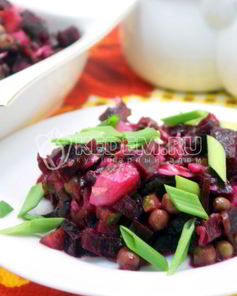 Винегрет с морской капустой