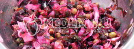 винегрет с морской капустой. Шаг 4