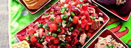 винегрет с тунцом. Шаг 17