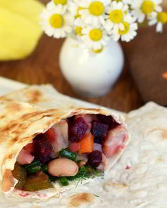 Винегрет в лаваше