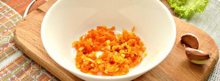 яичный салат с домашними сухариками. Шаг 3