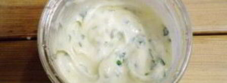 домашний майонез на курином яйце с чесноком и зеленью. Шаг 8