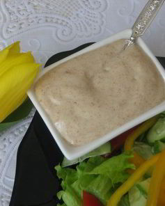 Постный майонез из льняной муки