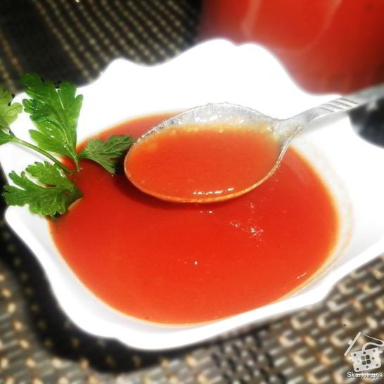 Рецепт кетчупа нежного