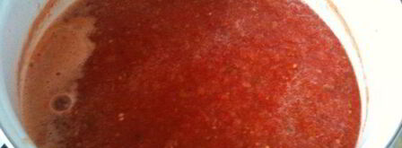 кетчуп остатки с грядки. Шаг 4