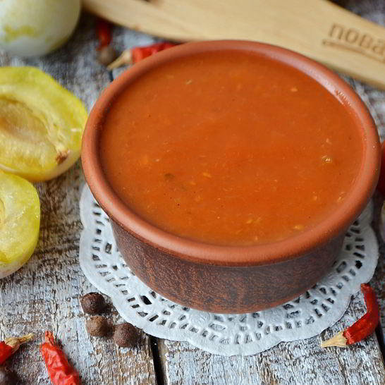 Рецепт кетчупа со сливами