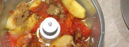 пряный кетчуп с яблоками и карри. Шаг 3