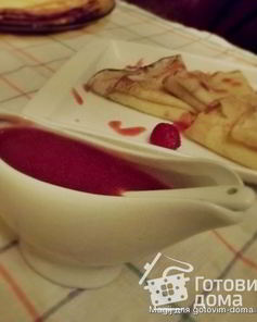 Клубничный соус к блинчикам и ни только