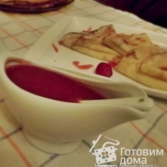 Рецепт клубничного соуса к блинчикам и ни только