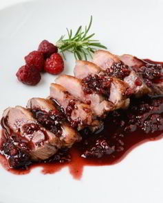 Малиновый соус к утке