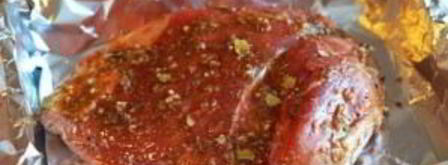 маринад для свинины в фольге. Шаг 3