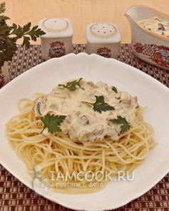 Сливочно-грибной соус