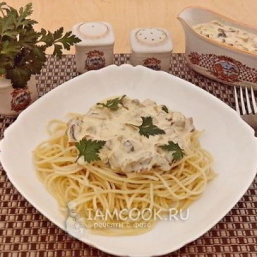 Сливочно-грибной соус