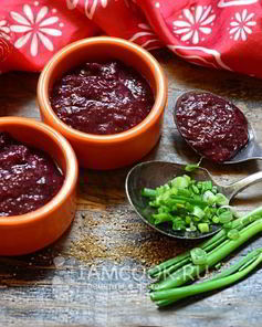 Соус из слив на зиму