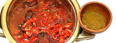 соус из слив на зиму. Шаг 6