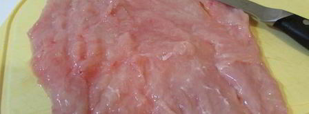 филе индейки с соусом песто из укропа. Шаг 7