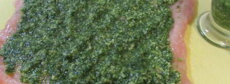 филе индейки с соусом песто из укропа. Шаг 8