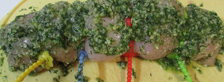 филе индейки с соусом песто. Шаг 10