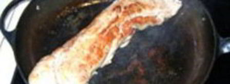 филе свинины с соусом песто из семечек. Шаг 3