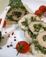 Индейка с соусом Песто