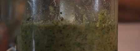 морковные спагетти с соусом песто. Шаг 3