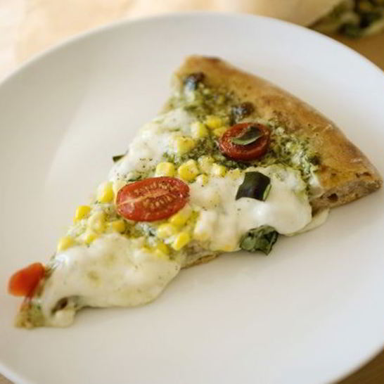 Рецепт пиццы с соусом песто