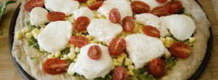 пицца с соусом песто. Шаг 5