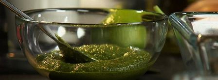 судак, запеченный с соусом песто и мини-овощами. Шаг 4