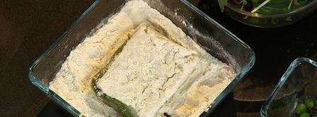 судак, запеченный с соусом песто и мини-овощами. Шаг 6