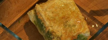 судак, запеченный с соусом песто и мини-овощами. Шаг 7