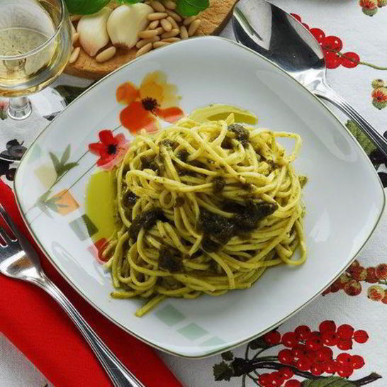 Рецепт тренетте с соусом песто