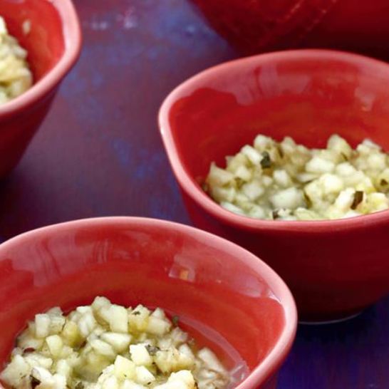 Рецепт ананасовой сальсы к мясу