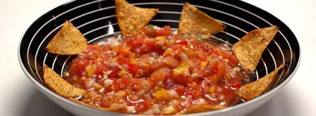 мексиканская сальса с кукурузными чипсами. Шаг 8