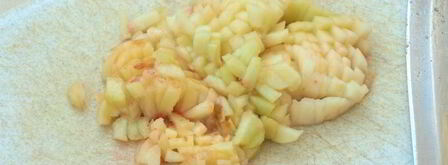 овощная сальса с персиками. Шаг 3