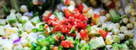 сальса из свежей кукурузы и авокадо. Шаг 9